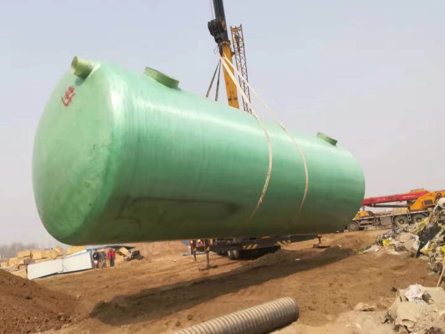 河南100立方化粪池吊装中
