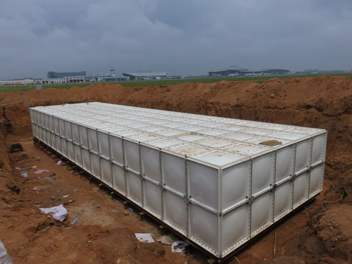 一体化玻璃钢消防水池-集成泵、控制系统等设备-便捷维护与管理